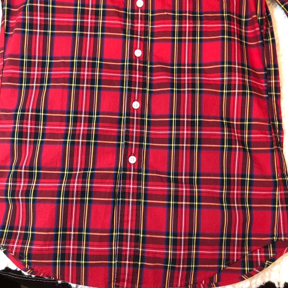 J. Crew Factory Slim Flex Washed Plaid Shirt - Picture 5 of 8